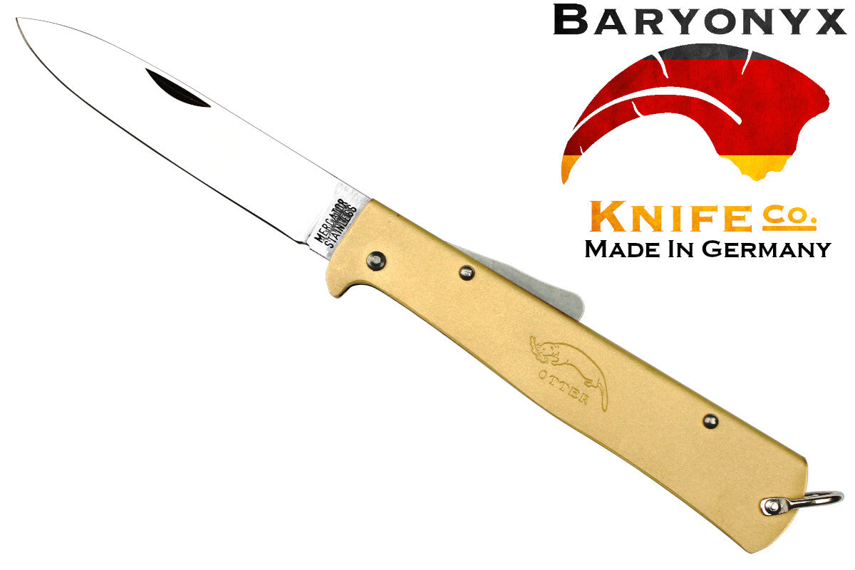 Mercator "Brass Otter" Lockback--Stainless