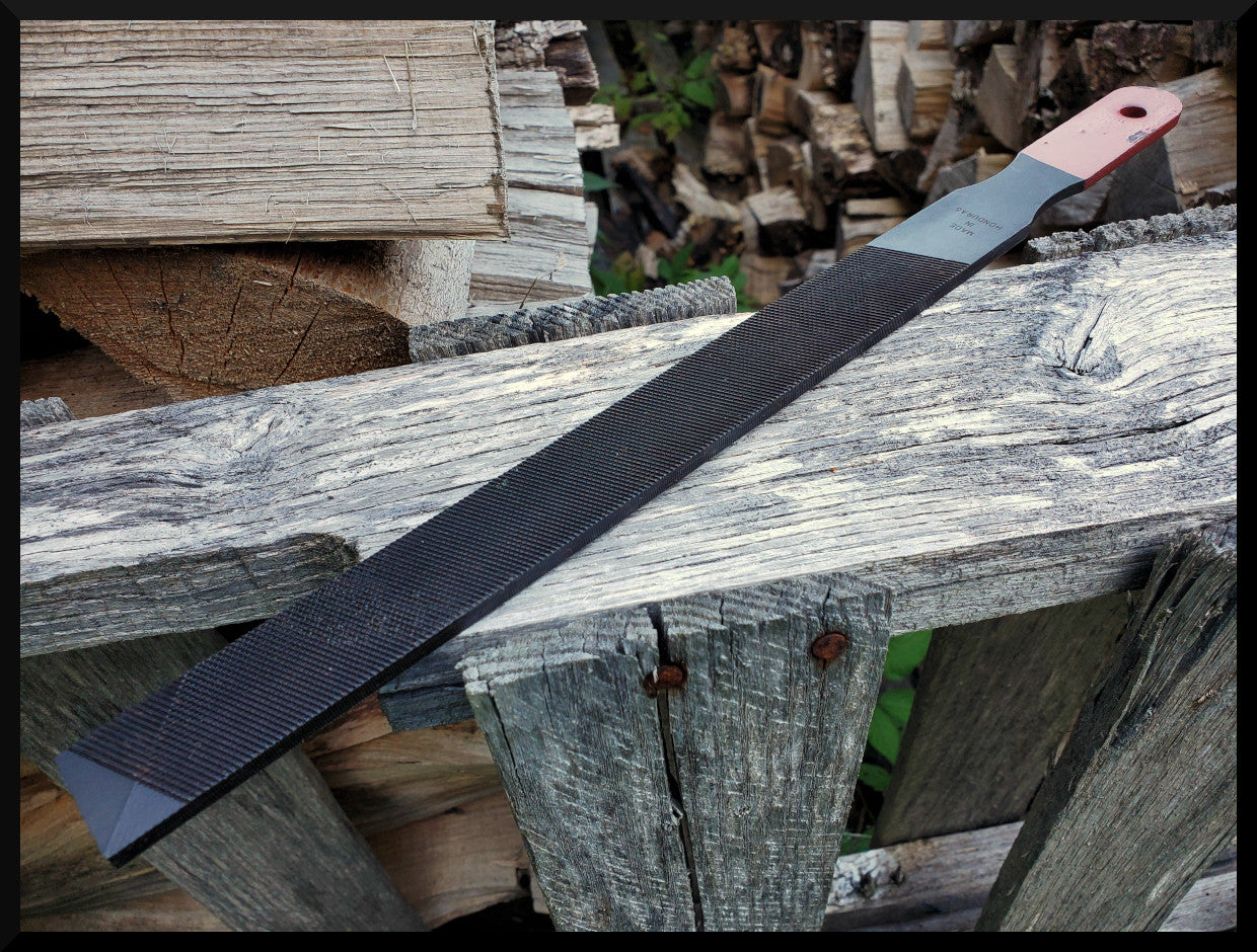 Simonds 10" Flat Maxi-Sharp All Purpose File -- Paddle Handle