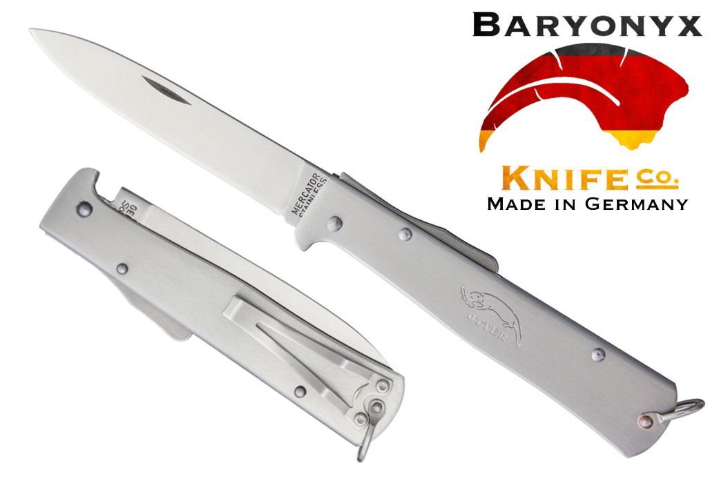 Mercator "Stainless Otter" Lockback w/Clip