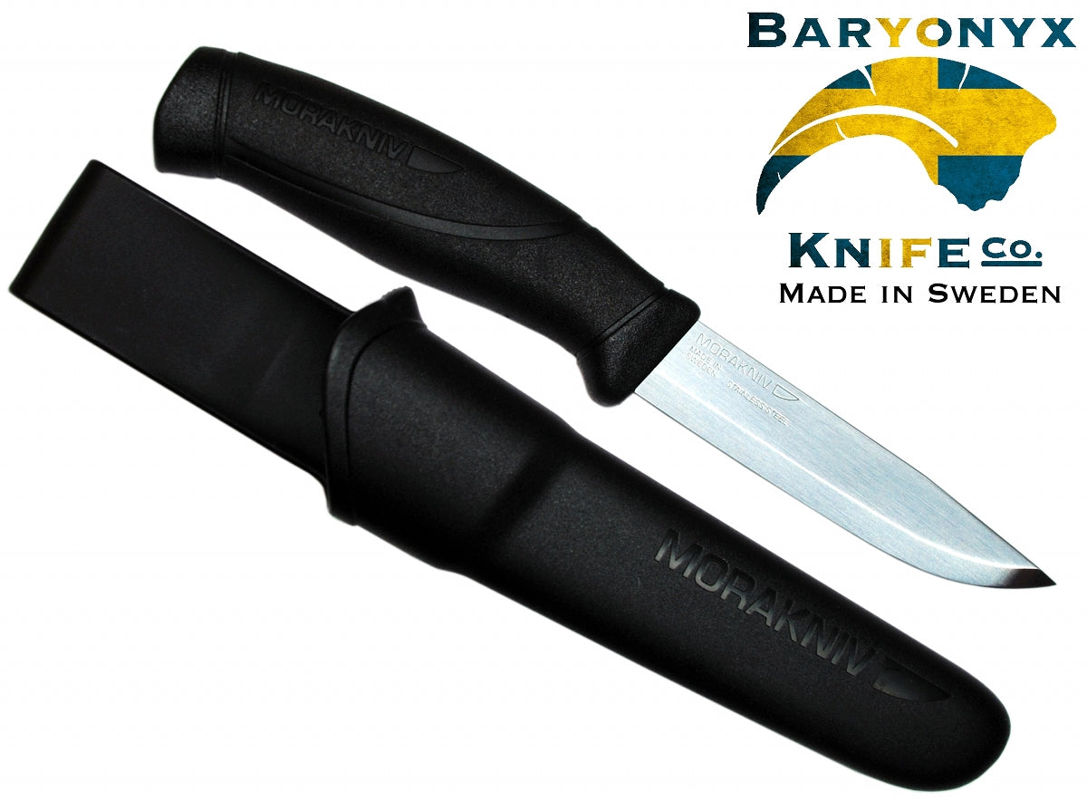 Mora Companion Stainless--Black